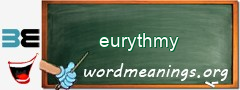 WordMeaning blackboard for eurythmy